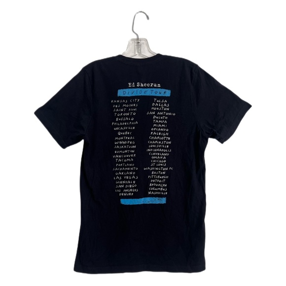 Ed Sheeran Divide Concert Tour T-Shirt Black Size L - Picture 3 of 3